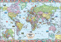 World Map  HINDI ( 100 X 70 cm ) Laminated