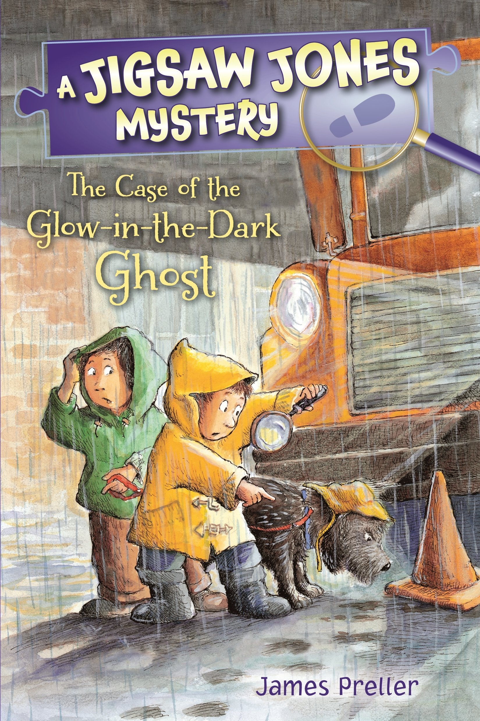 Jigsaw Jones: The Case of the GlowintheDark Ghost (Jigsaw Jones Mysteries)