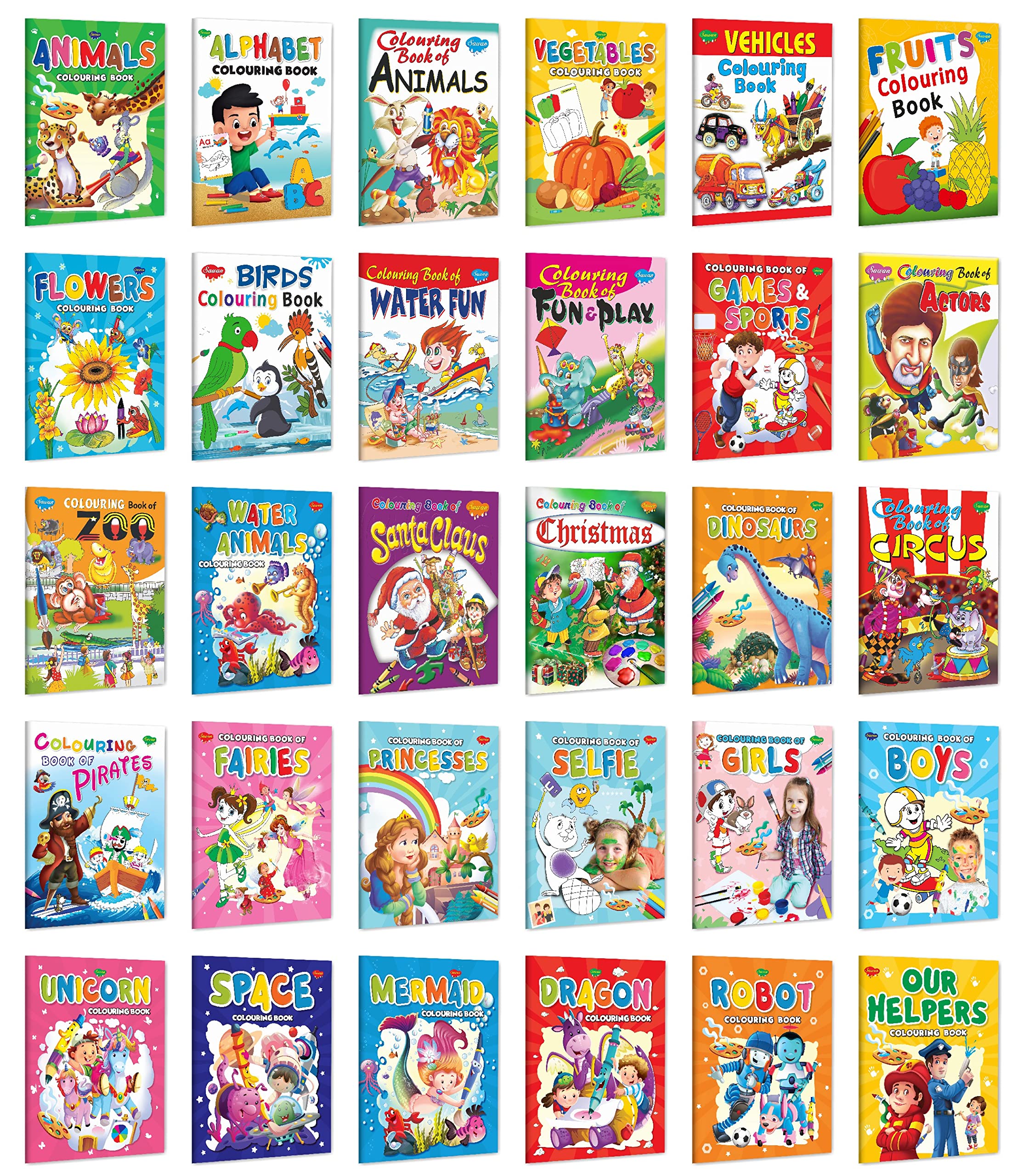 My First Copy To Colour All In One Colouring Pack Of 30 Books