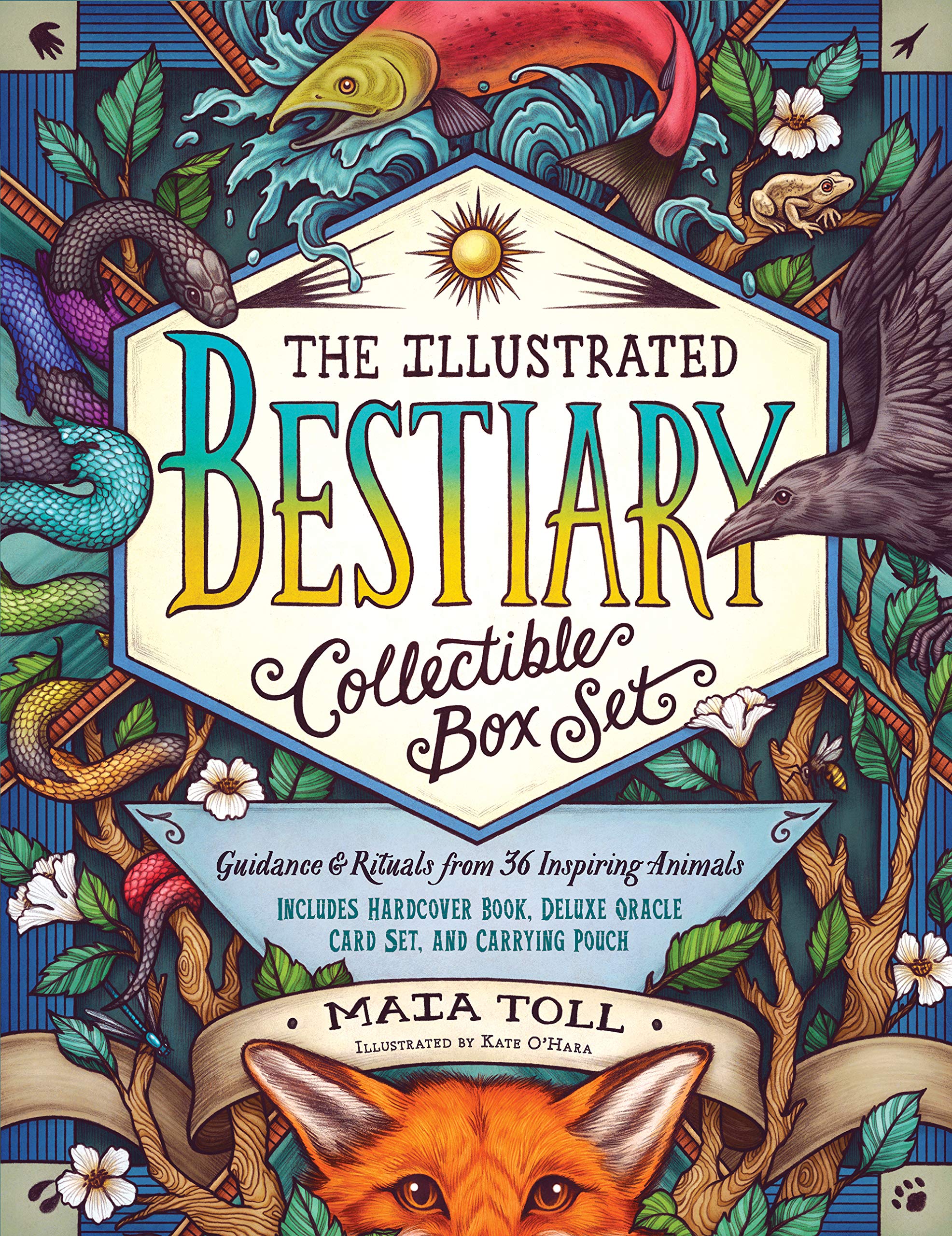 The Illustrated Bestiary Collectible Box Set: Guidance and Rituals from 36 Inspiring Animals; Includes Hardcover Book, Deluxe Or