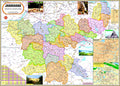 VCP | Jharkhand Map | Laminated | 70x100 cm