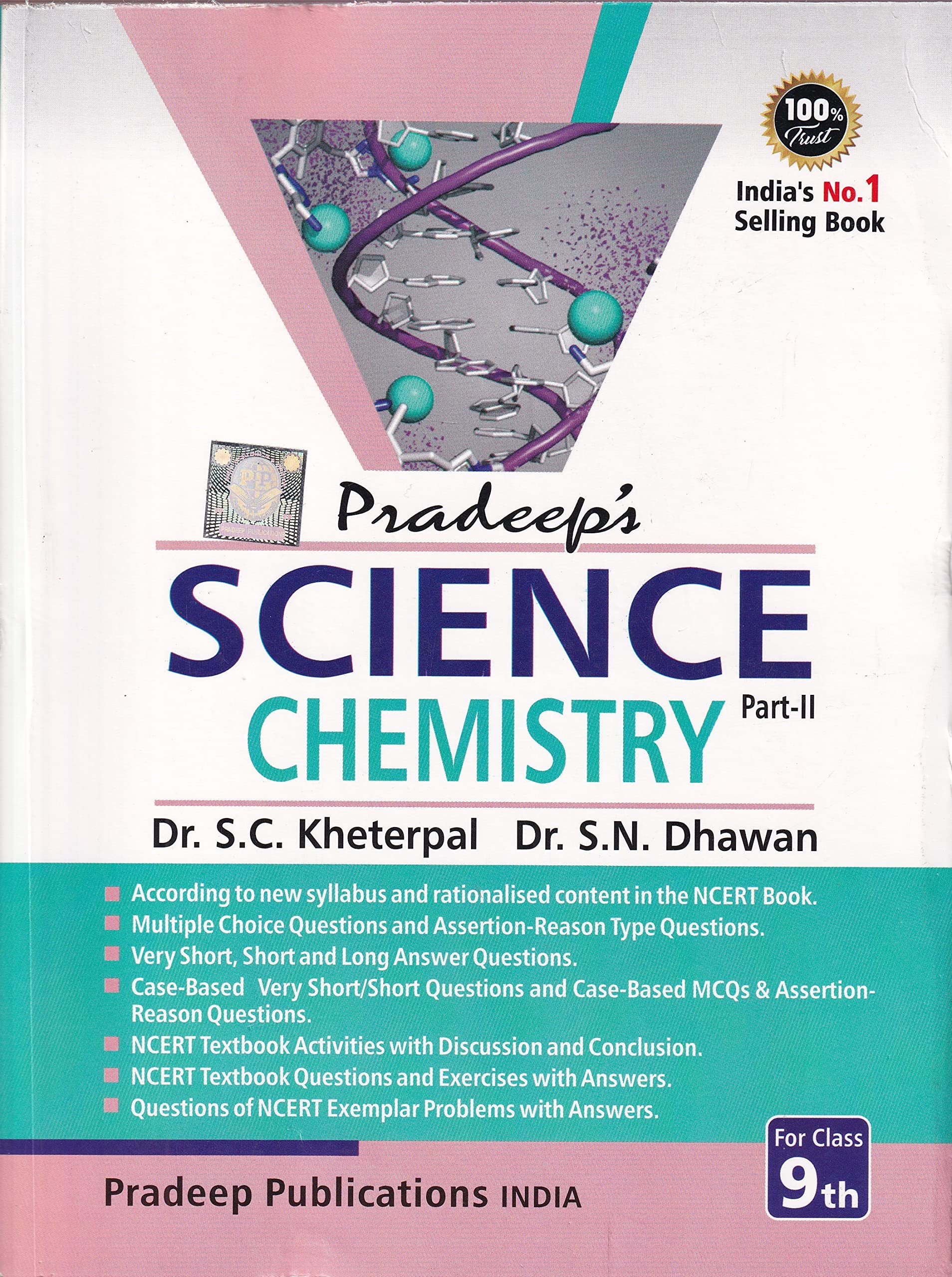 Pradeeps Science Part 2 Chemistry for CBSE Class 9  Examination 20232024