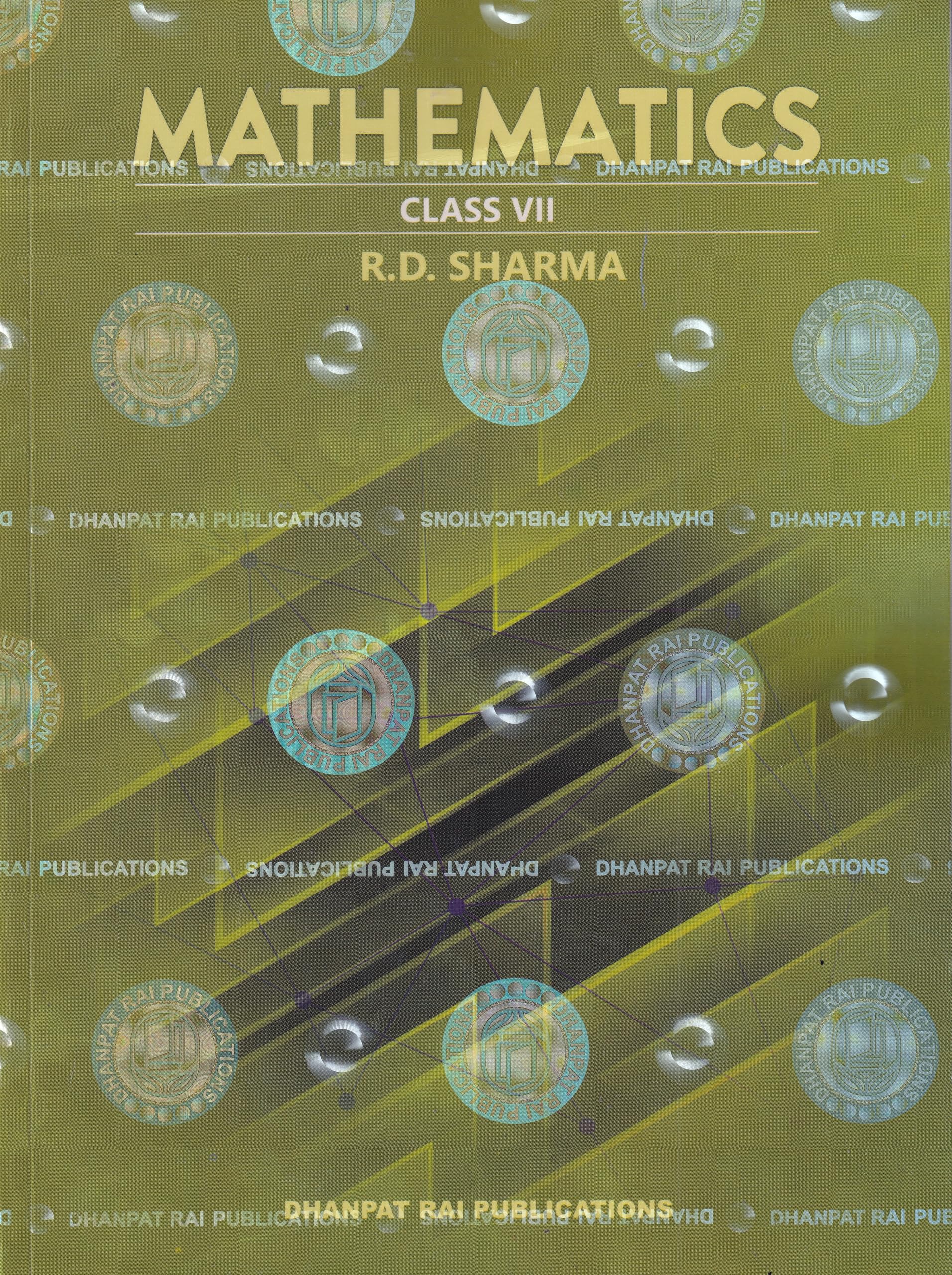 R D Sharma Mathematics Class 7  Cbse Examination 20262027
