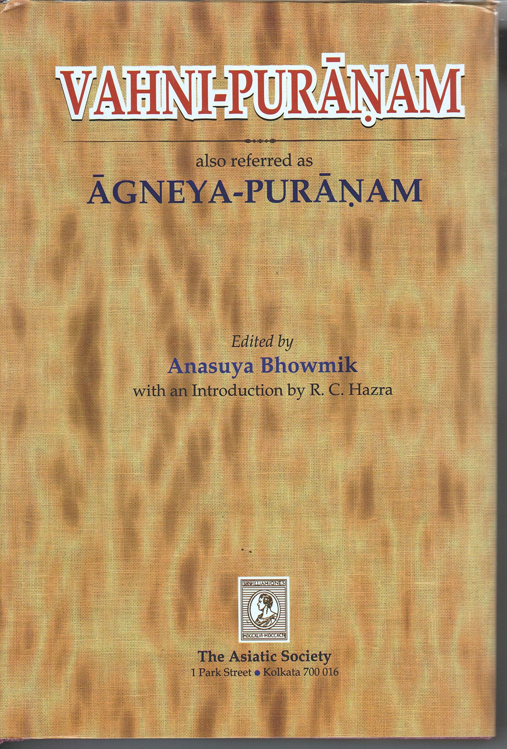 Vahni Puranam / agneya Puranam