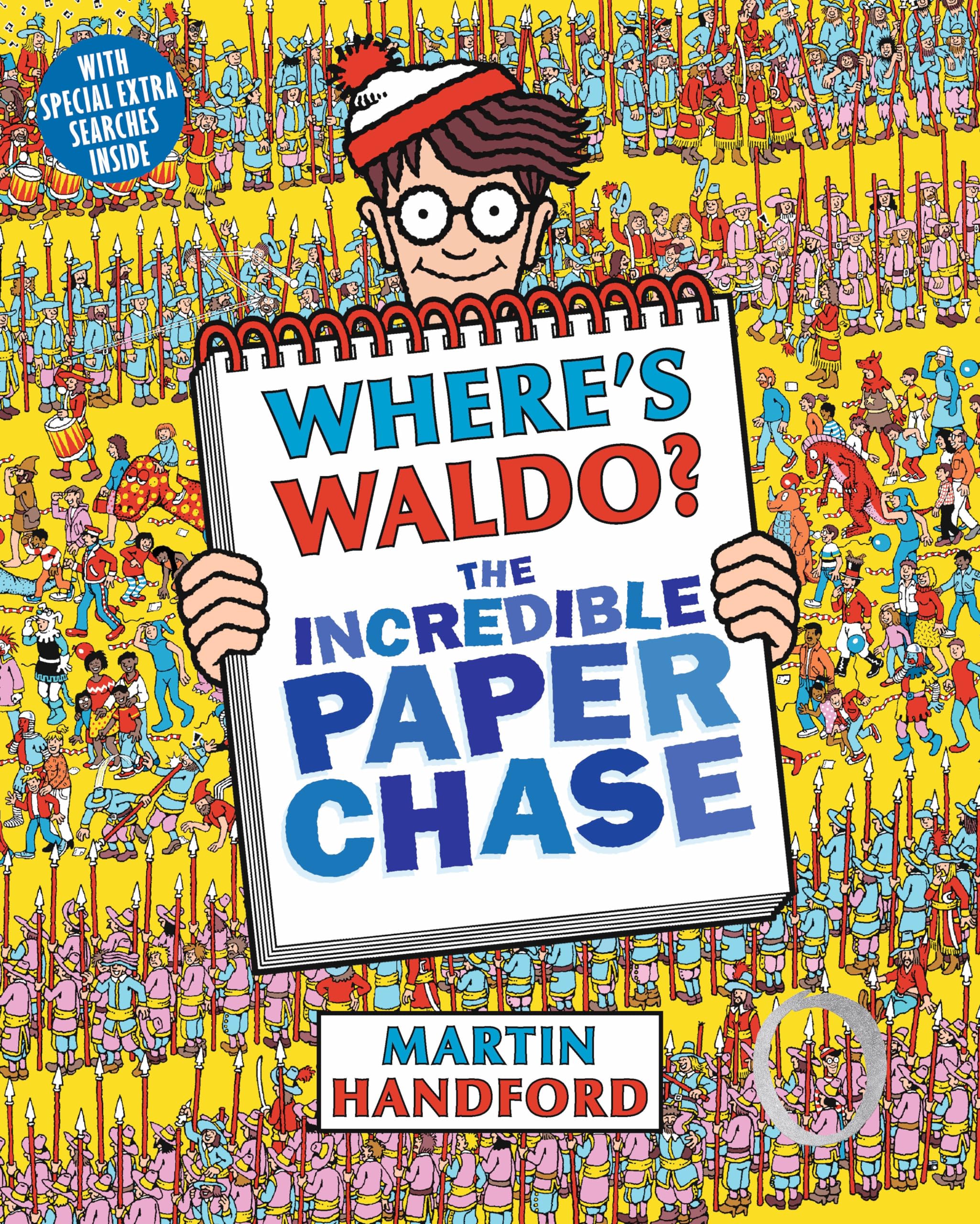 Wheres Waldo? The Incredible Paper Chase: (A Hidden Object Activity Book Including a Maze, SpottheDifference Challenge, and S