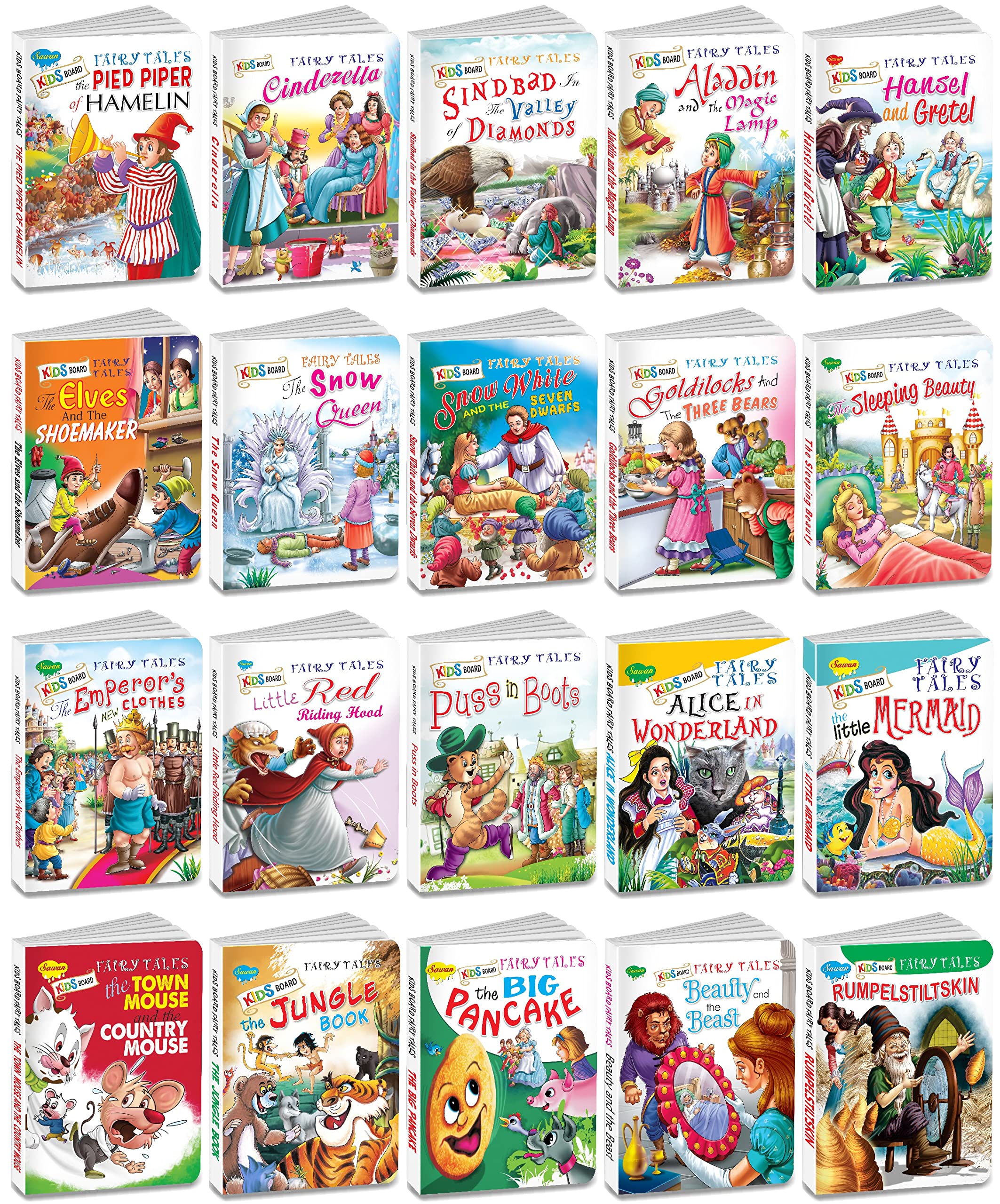 My First Kids Board Fairy Tale Combo Of 20 Books | Set Of 20 Board Books (V2)