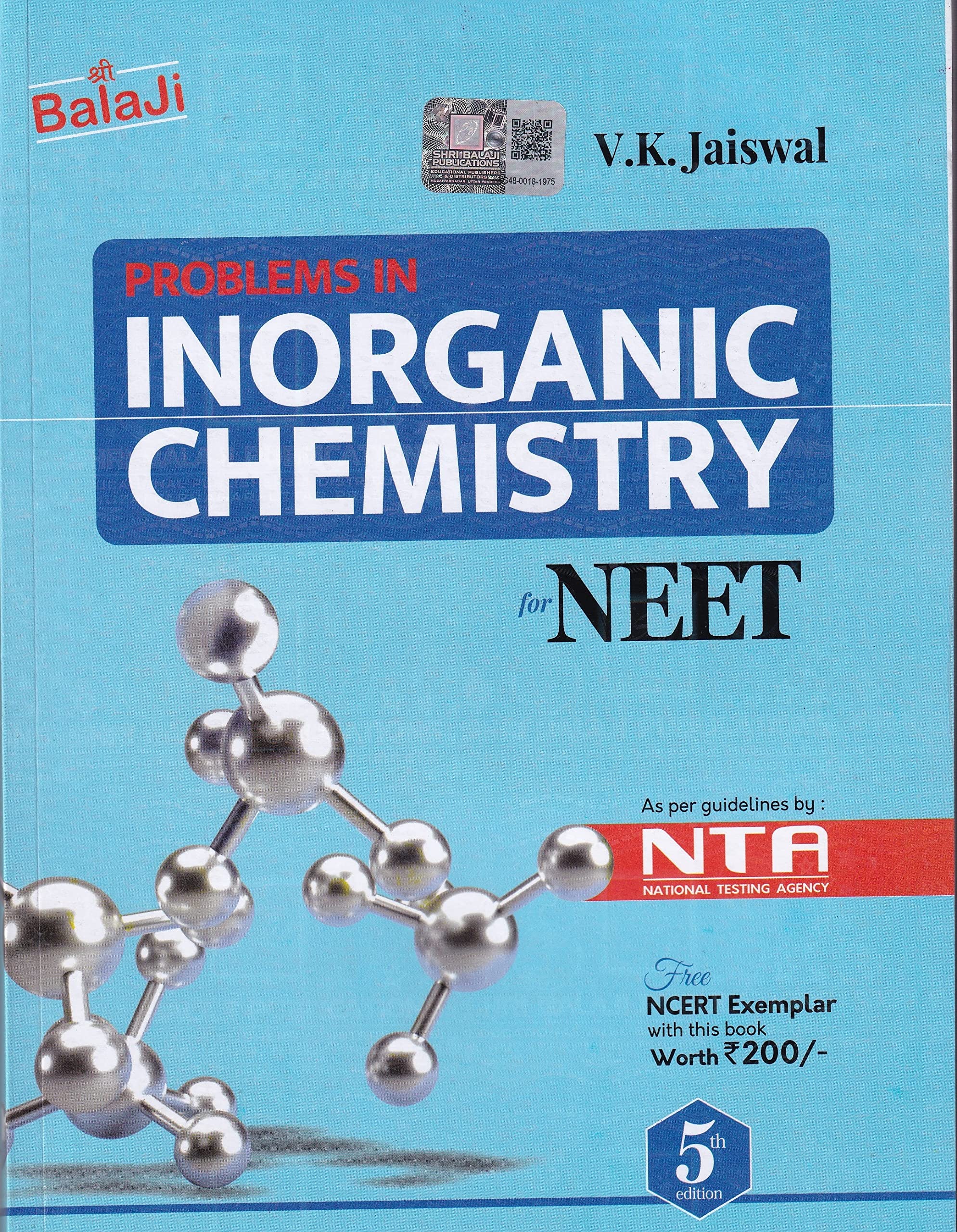 Problems In Inorganic Chemistry For Neet With Ncert Exemplar For Examination 20232024