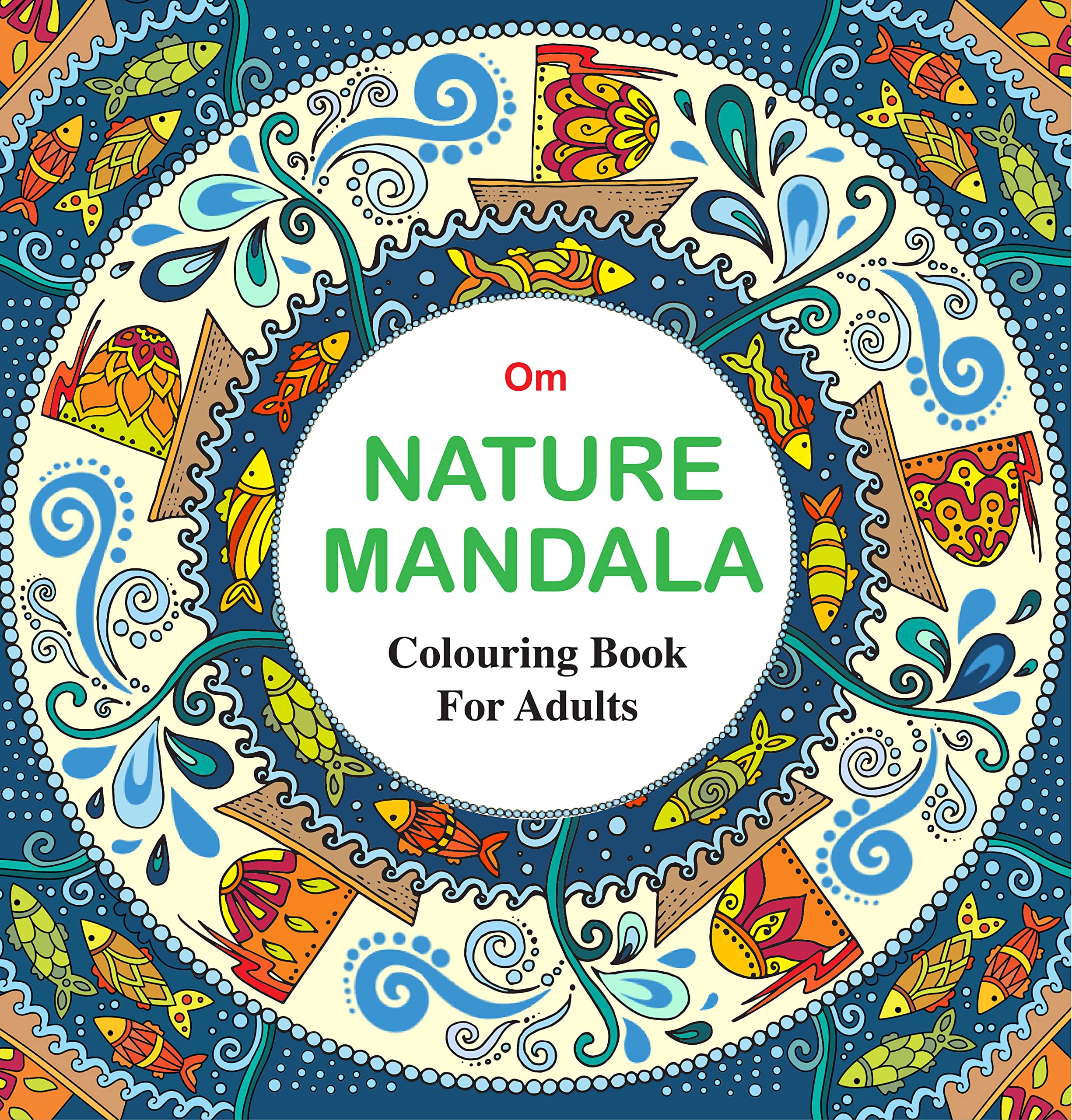 Colouring Book for Adults  Nature Mandala