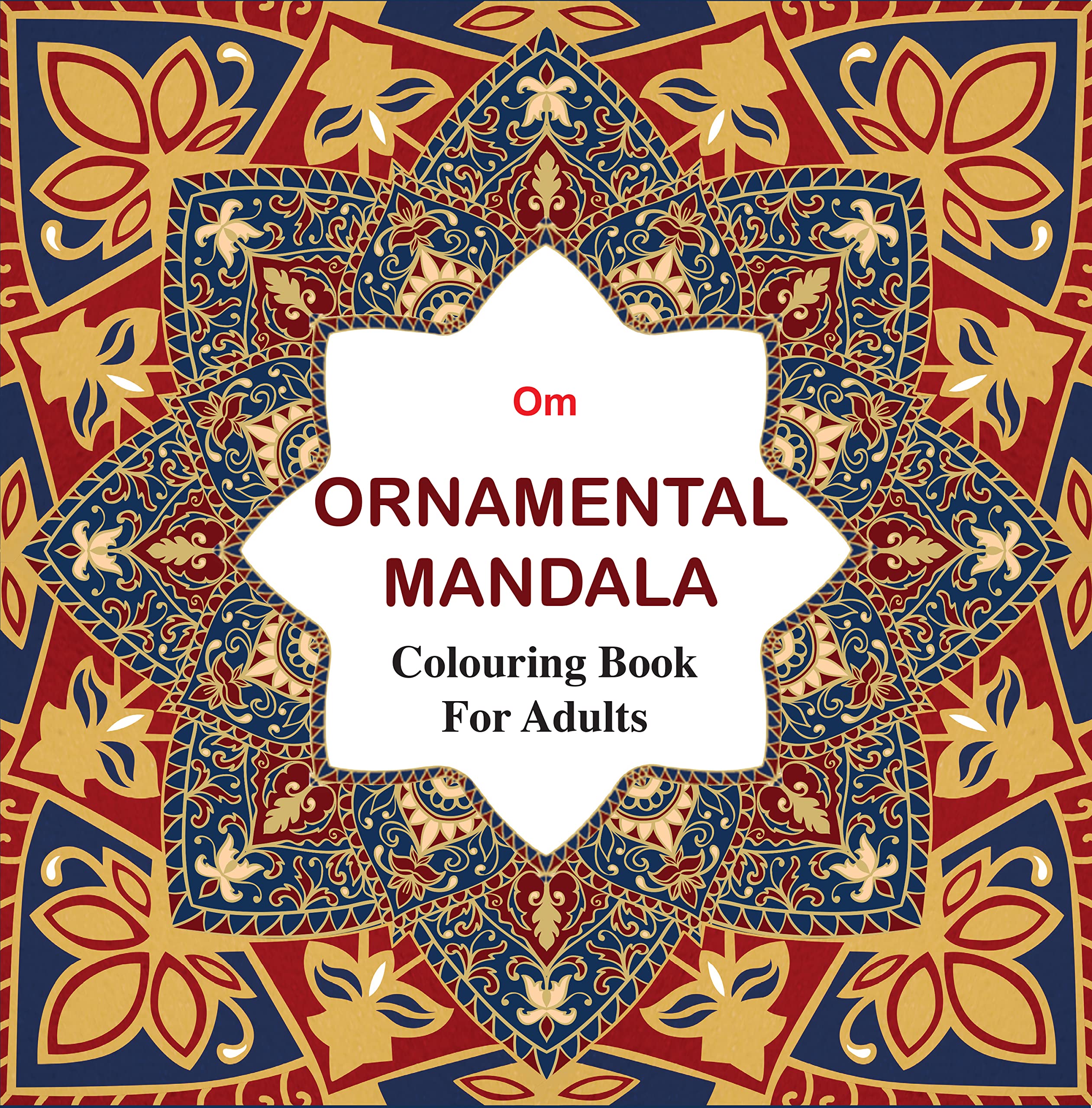 Colouring Book for Adults  Ornamental Mandala