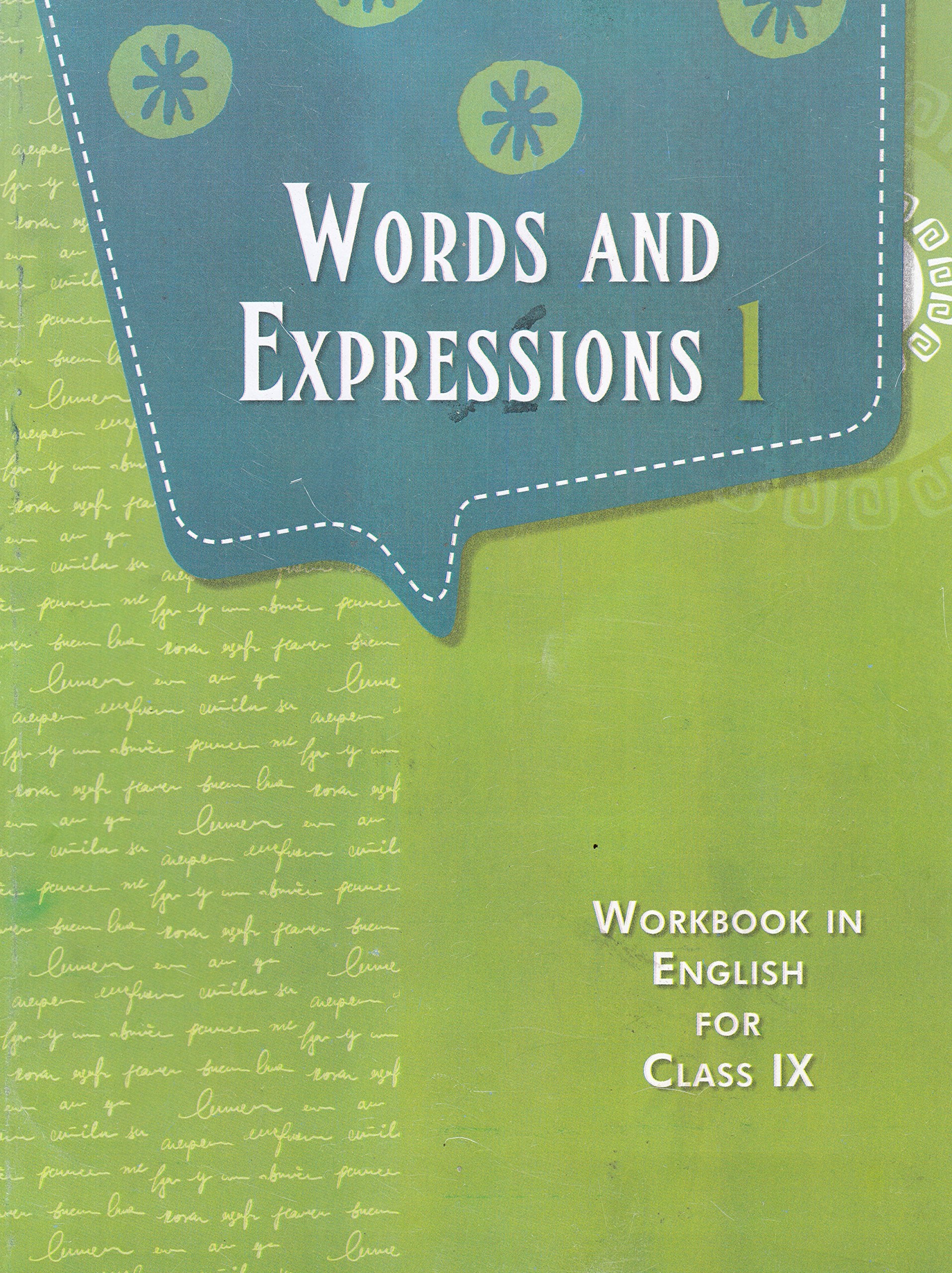 Words And Expressions  1 (Workbook In English) For Class  9  976 202526 Edition