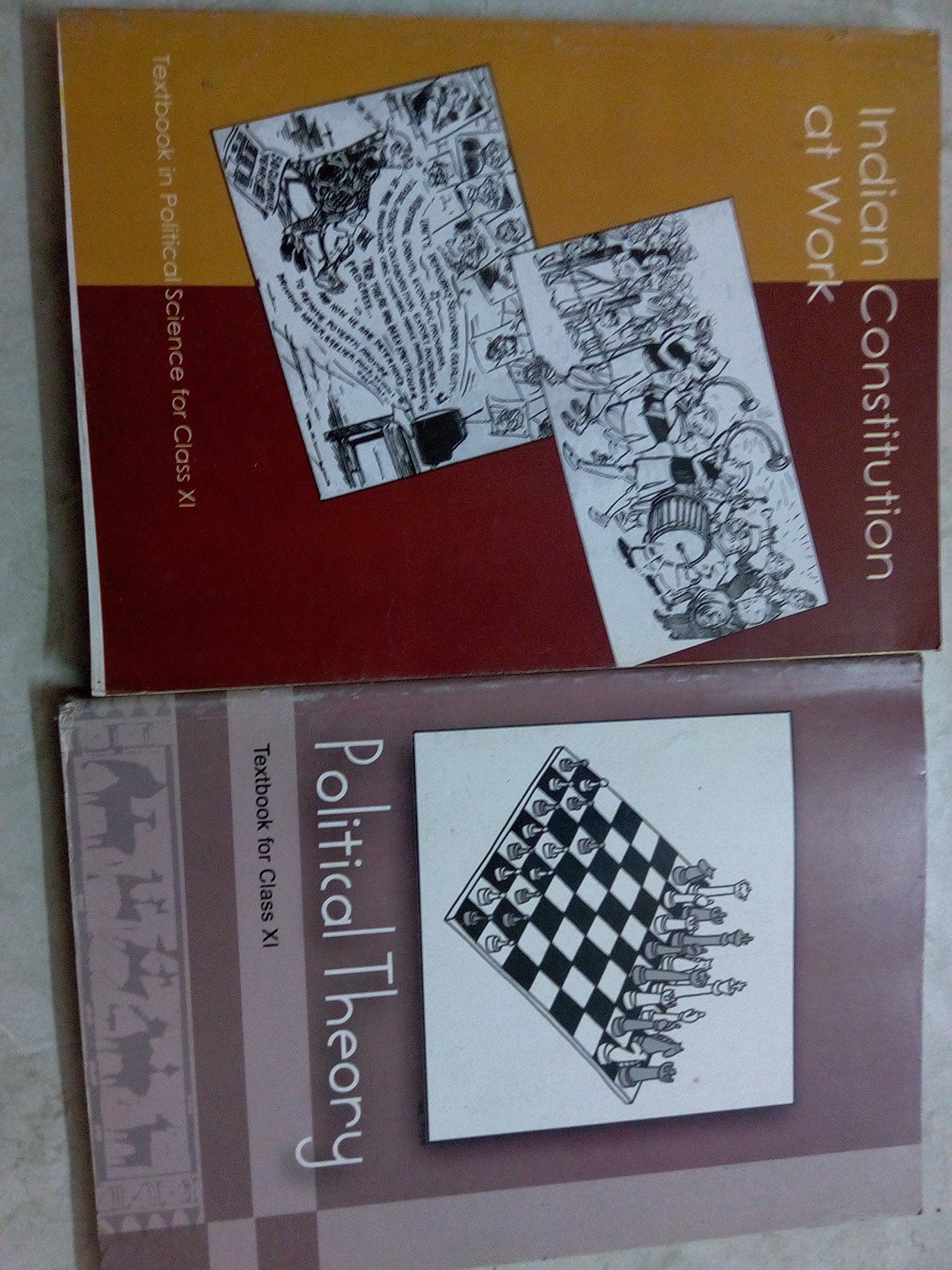 Indian Constitution At Work & Political Theory Combo Set Of 2 Books 202526 Edition  Textbook In Political Science Political Th