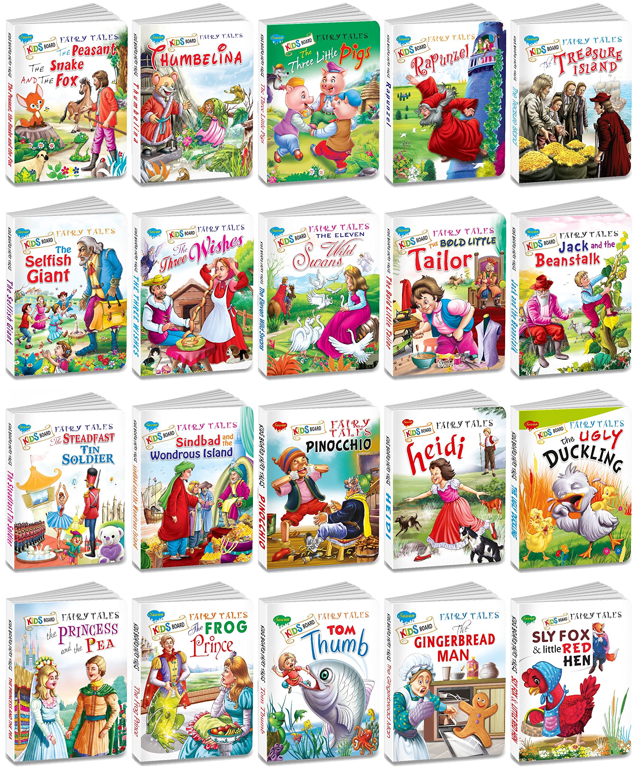 My First Kids Board Fairy Tale Combo Of 20 Books | Set Of 20 Board Books (V1)