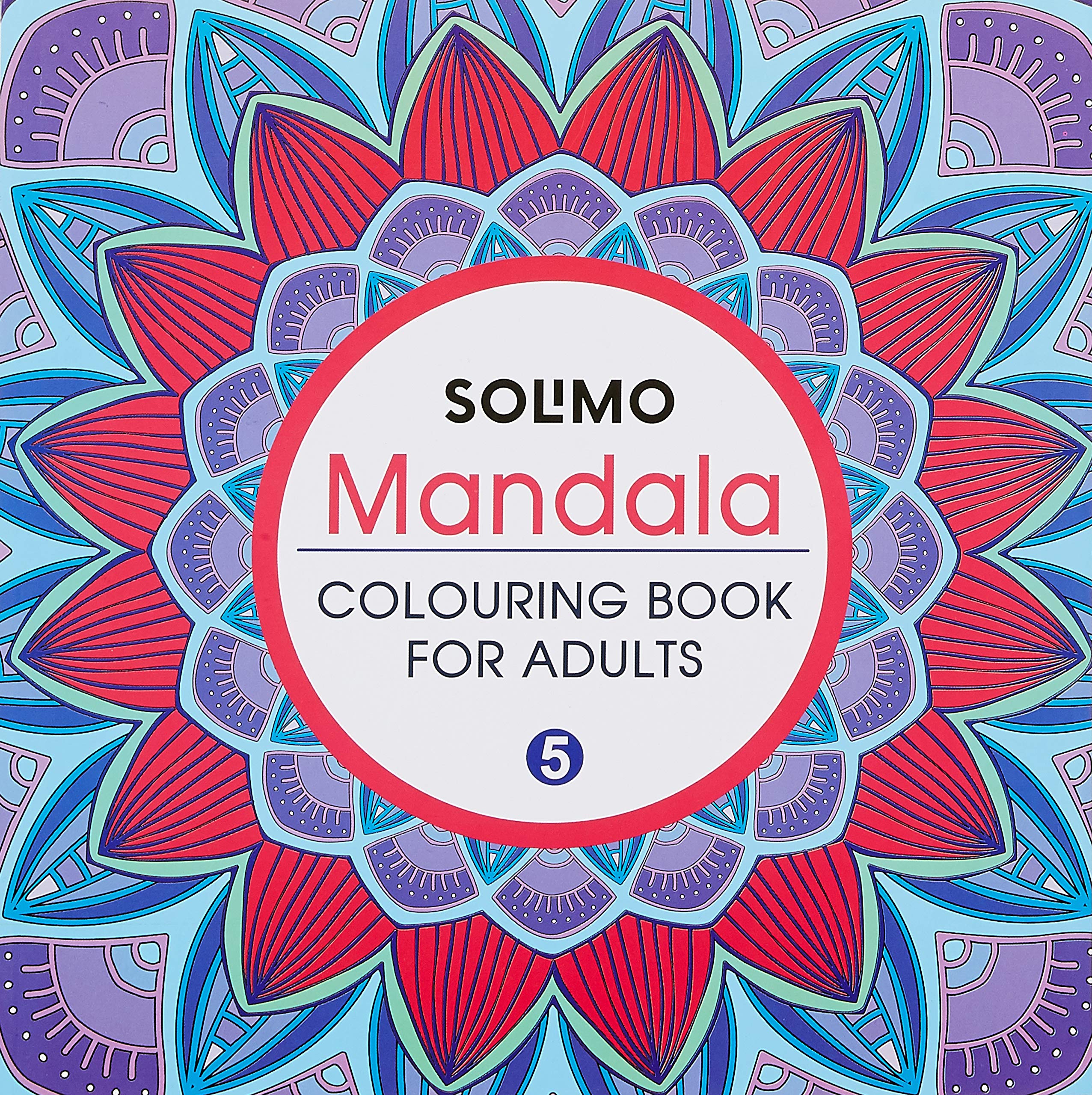 Amazon Brand  Solimo Mandala Colouring Book For Adults 5