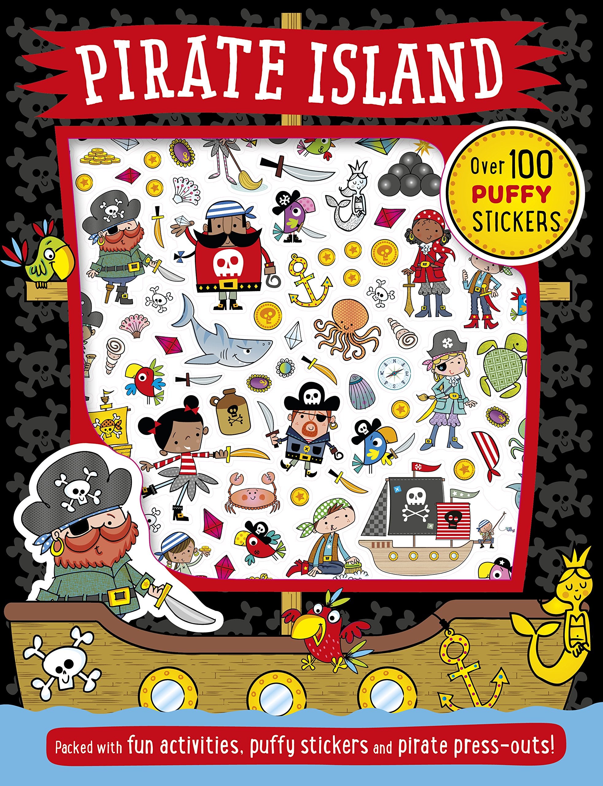 Puffy Stickers Pirate Island