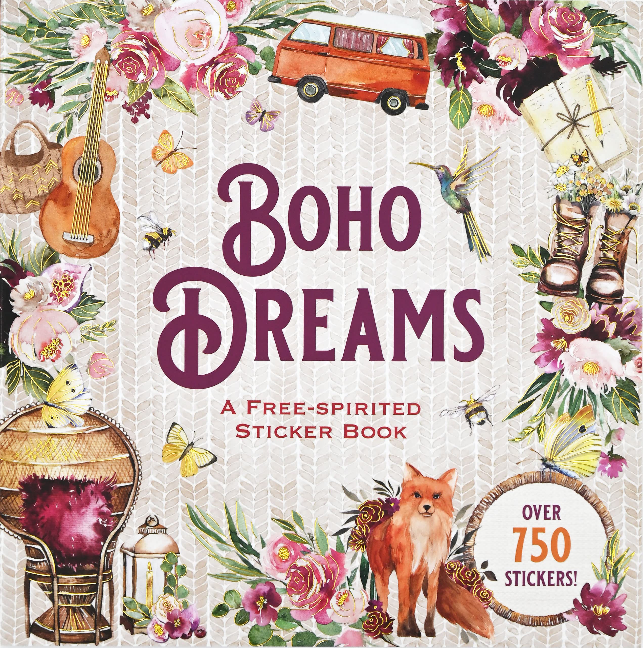 Boho Dreams Sticker Book: A FreeSpirited Sticker Book (Sticker Books)