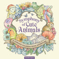 Symphony of Cute Animals: A Curious Coloring Book Adventure (Design Originals) Adult Coloring Book  72 Fantasy Designs in a Mag