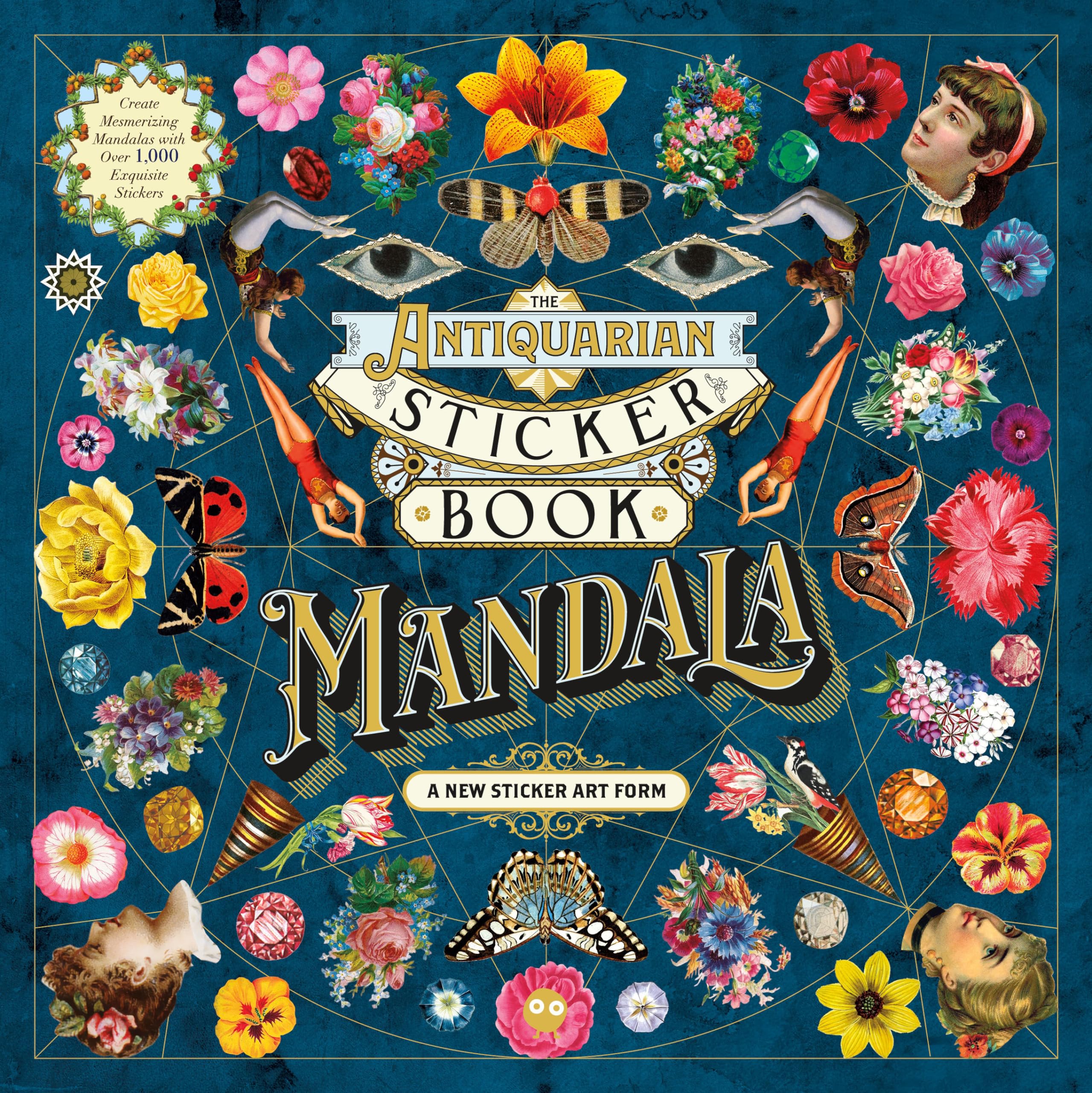 The Antiquarian Sticker Book: Mandala (The Antiquarian Sticker Book Series)