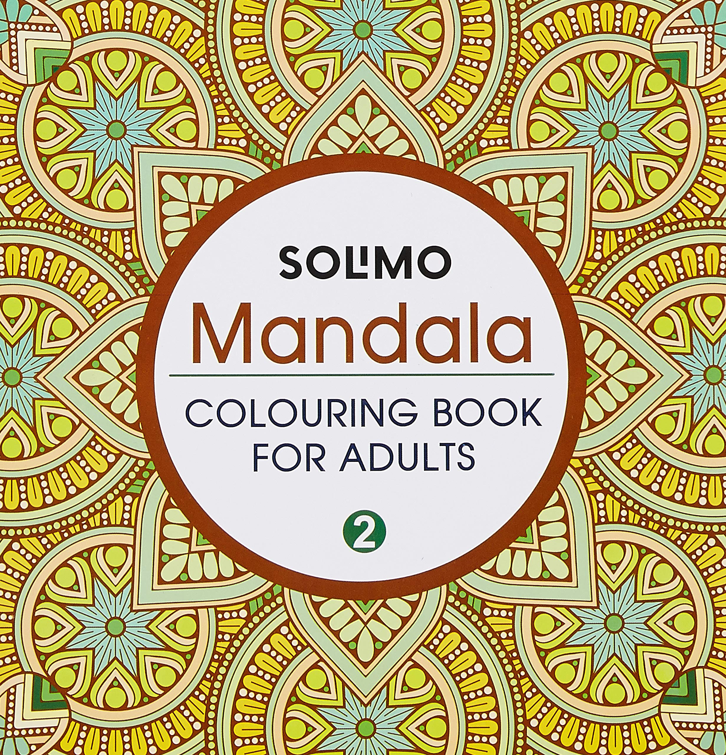 Amazon Brand  Solimo Mandala Colouring Book For Adults 2