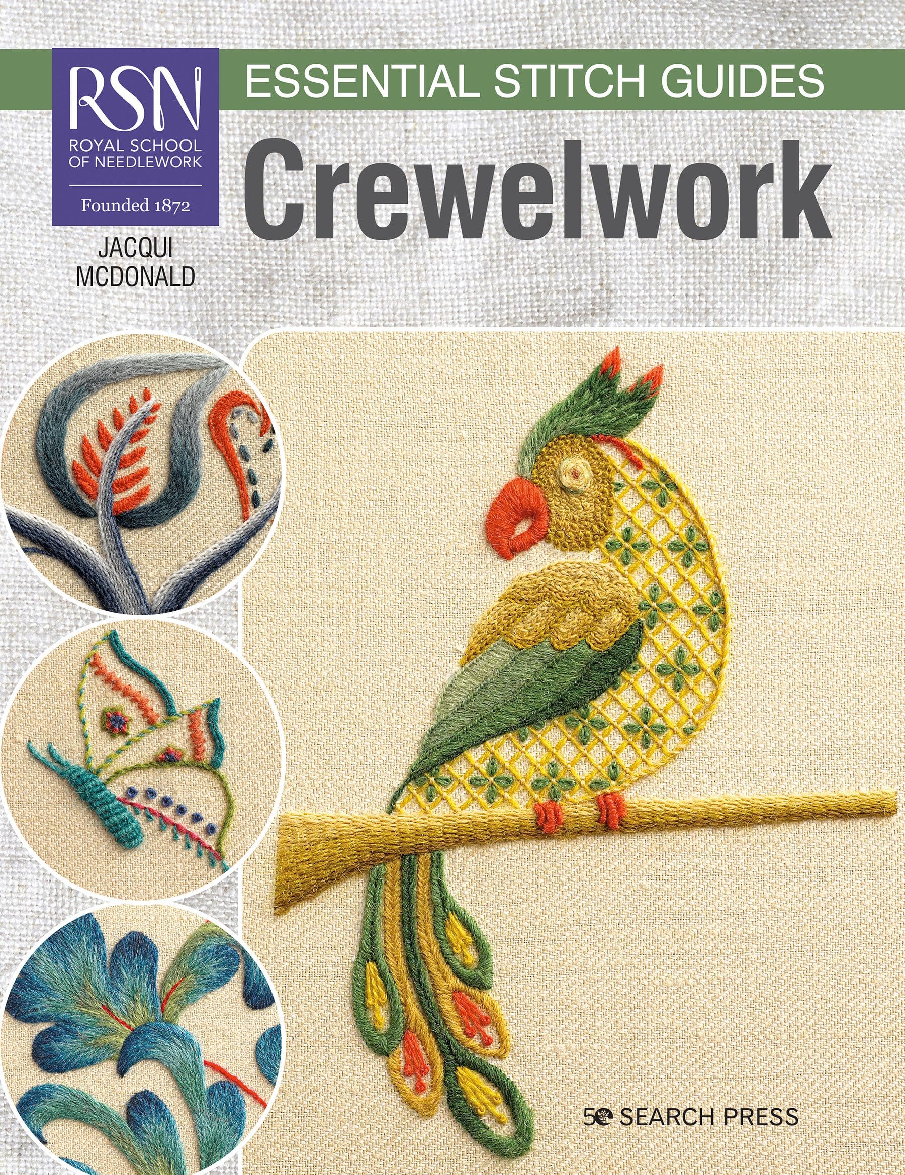 RSN Essential Stitch Guides: Crewelwork  large format edition (RSN ESG LF)