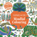 Feathers and Fur Mindful Colouring | Colour me calm | Colouring book | Intricate colouring book | Nordic folk art | Peaceful col
