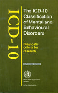 ICD 10 CLASSIFICATION OF MENTAL AND BEHAVIOURAL DISORDERS