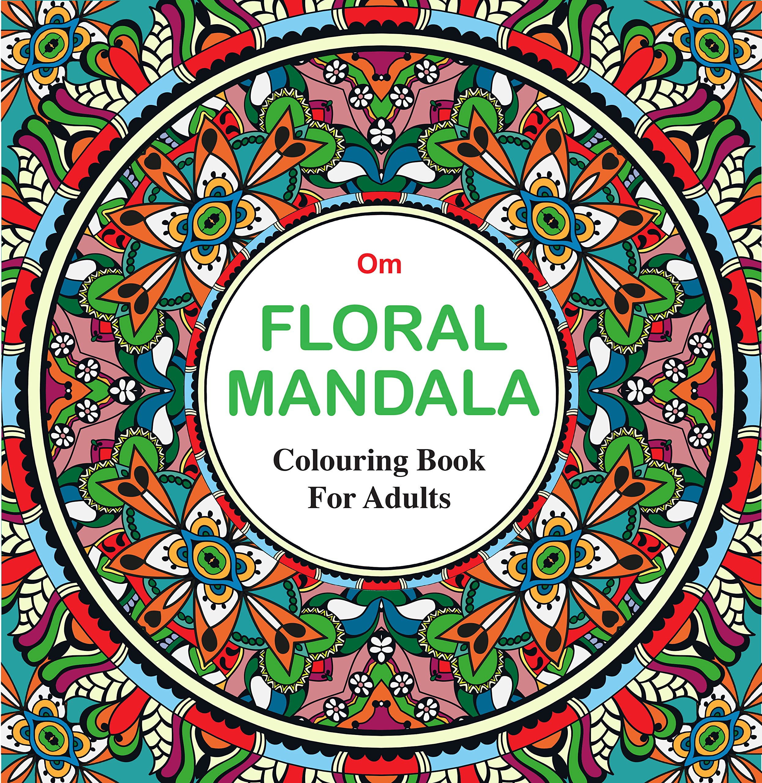 Colouring Book for Adults  Floral Mandala