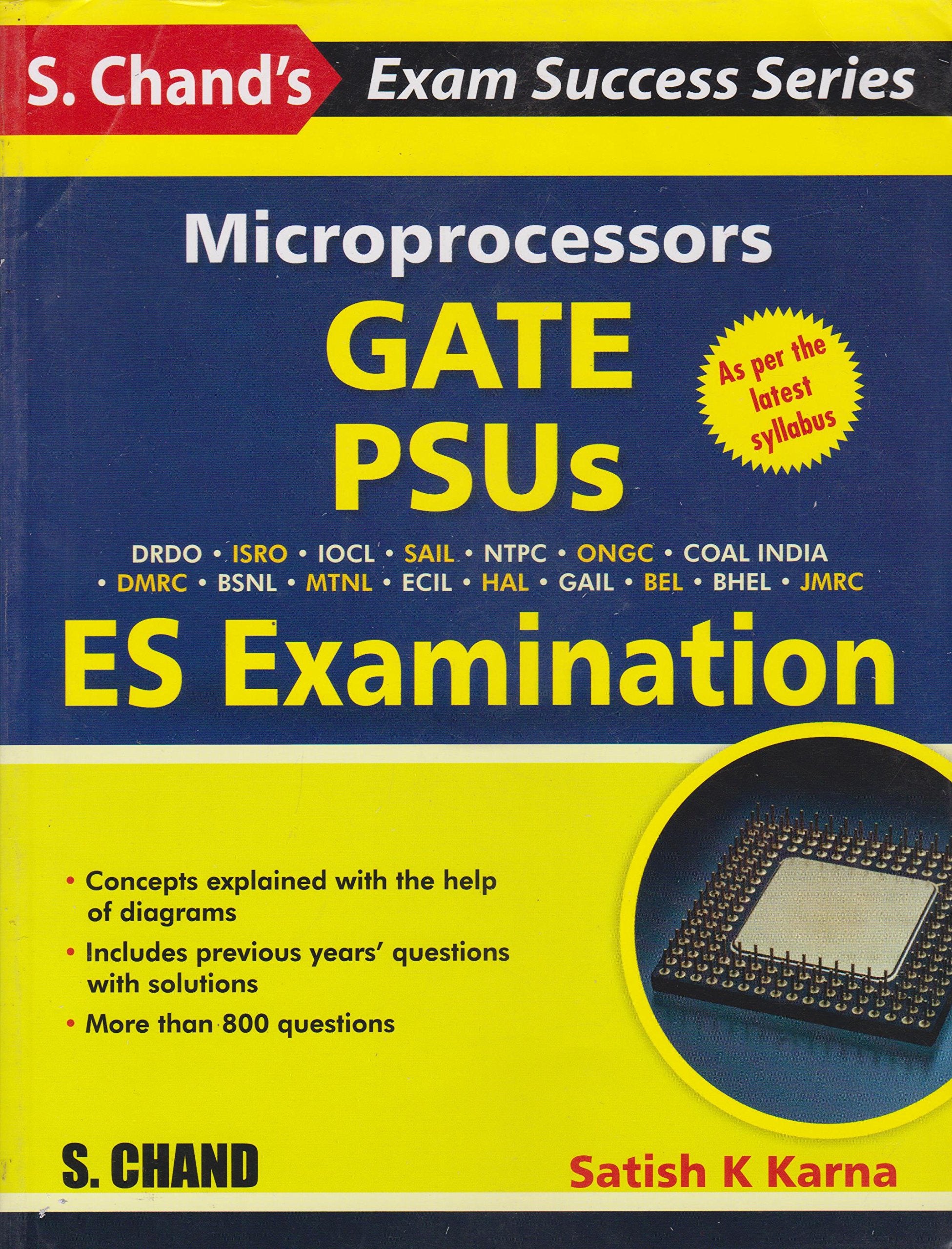 Microprocessors  Gate, Psus And Es Examination