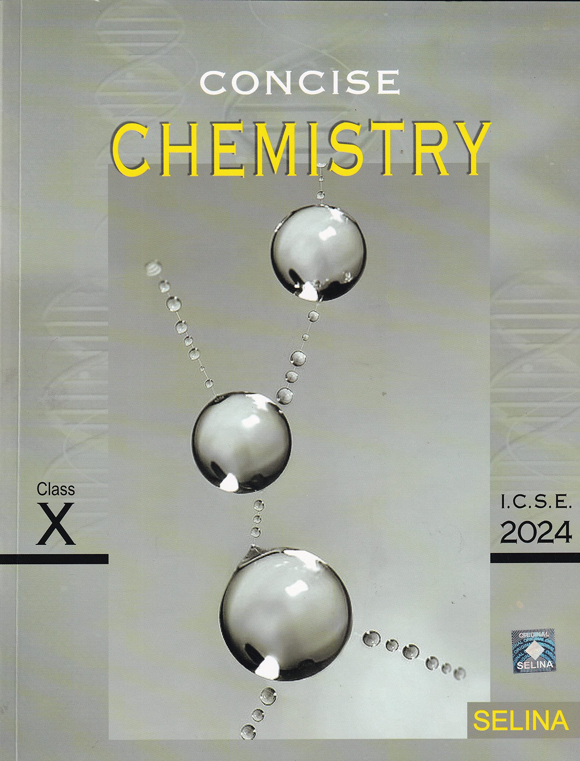 ICSE CONCISE CHEMISTRY CLASS X (2024)