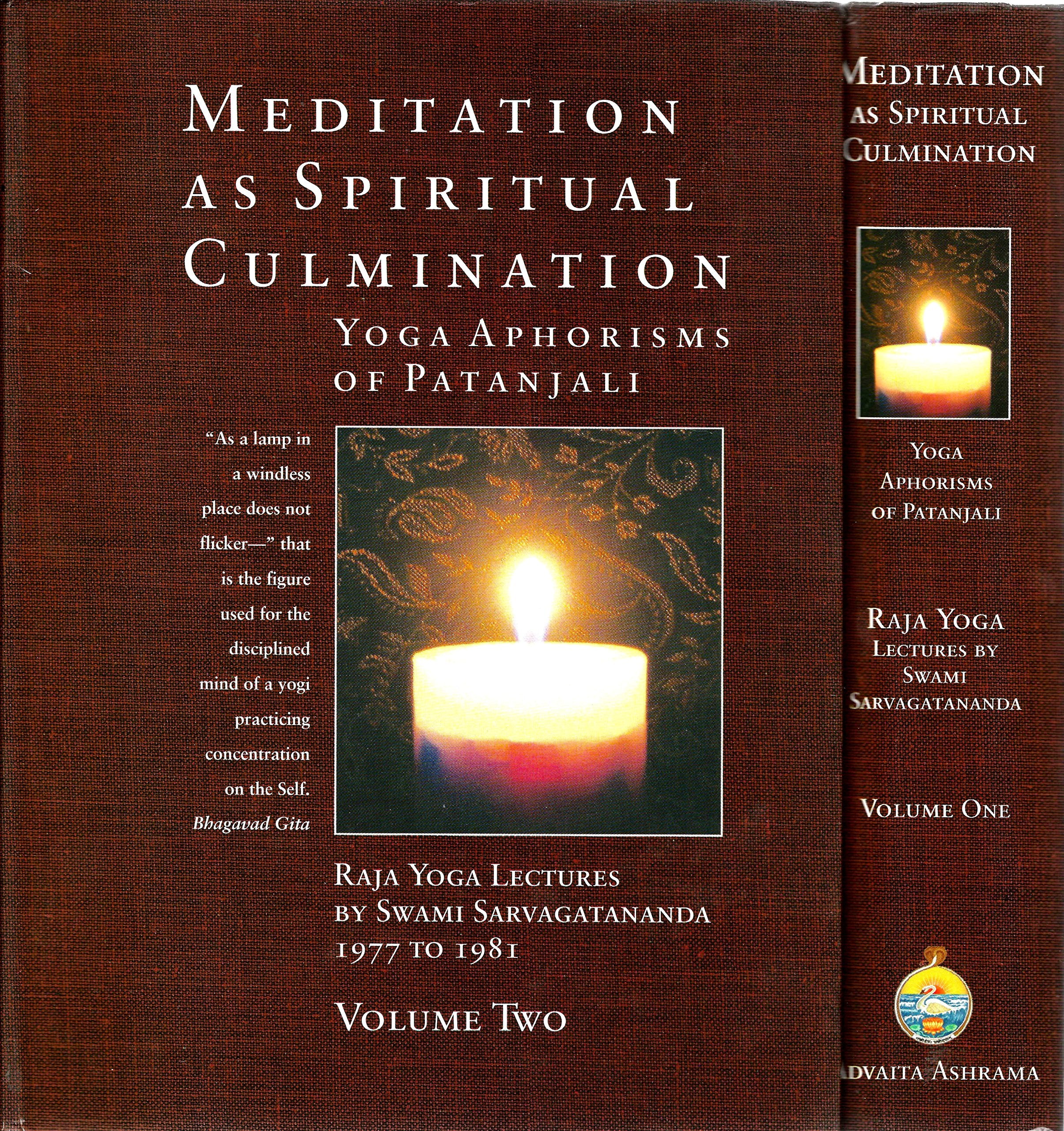 Meditation As Spiritual Culmination  Yoga Aphorisms Of Patanjali  2 Volume Set